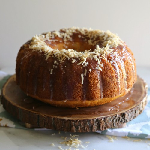 Creamy Coconut Stained Glass Bundt Cake – Dianna's Easy Real Food Recipes