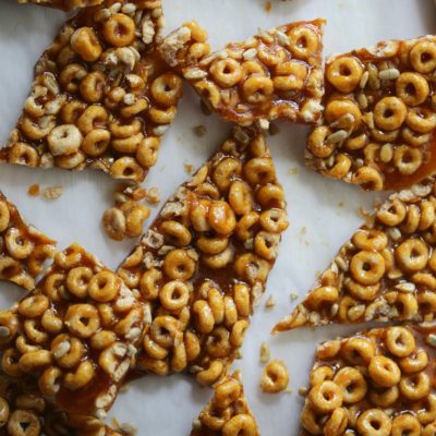 Quick and Easy Honey Nut Cheerios™ Brittle