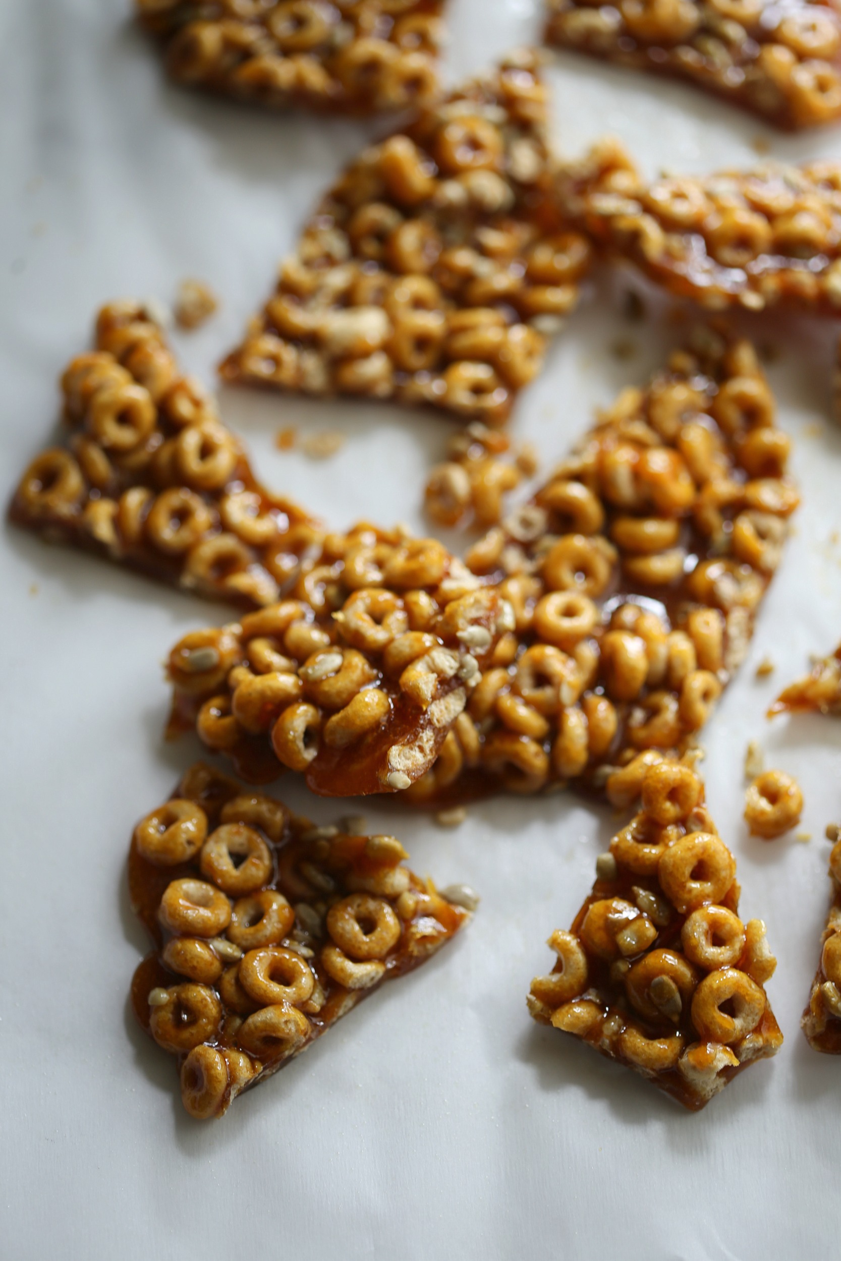 Quick and Easy Honey Nut Cheerios™ Brittle - Sweet Life