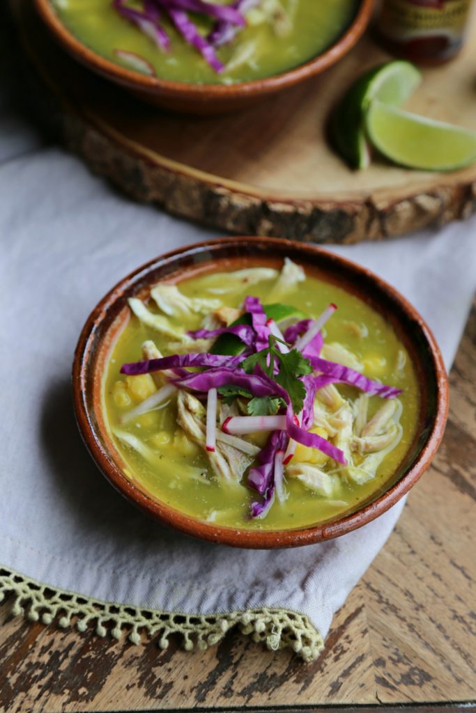 Slow Cooker Pozole Verde - Sweet Life