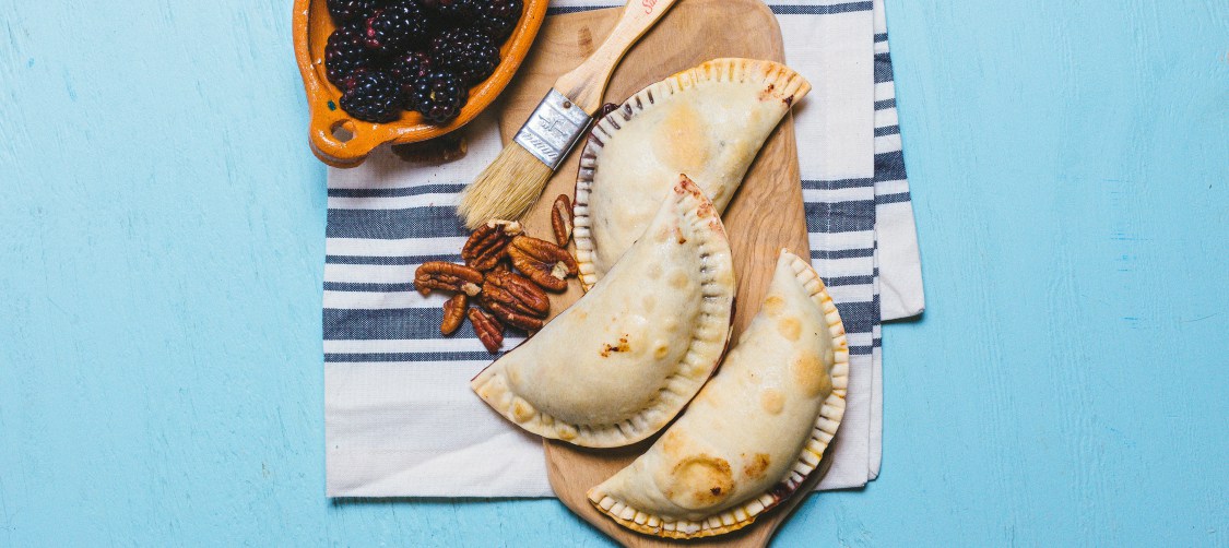 Blackberry Pecan Empanadas  