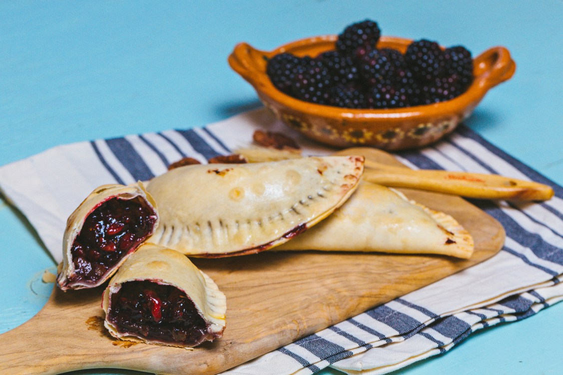 how to make Blackberry Pecan Empanadas  