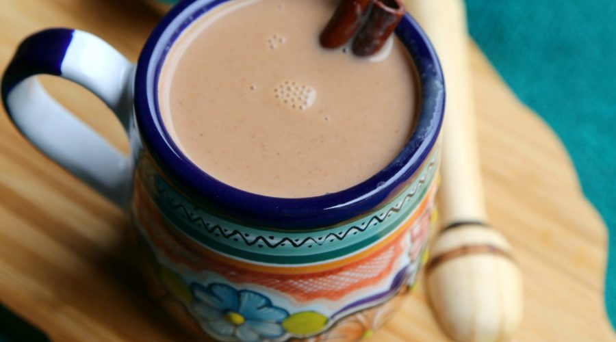 Champurrado served in a very nice cup