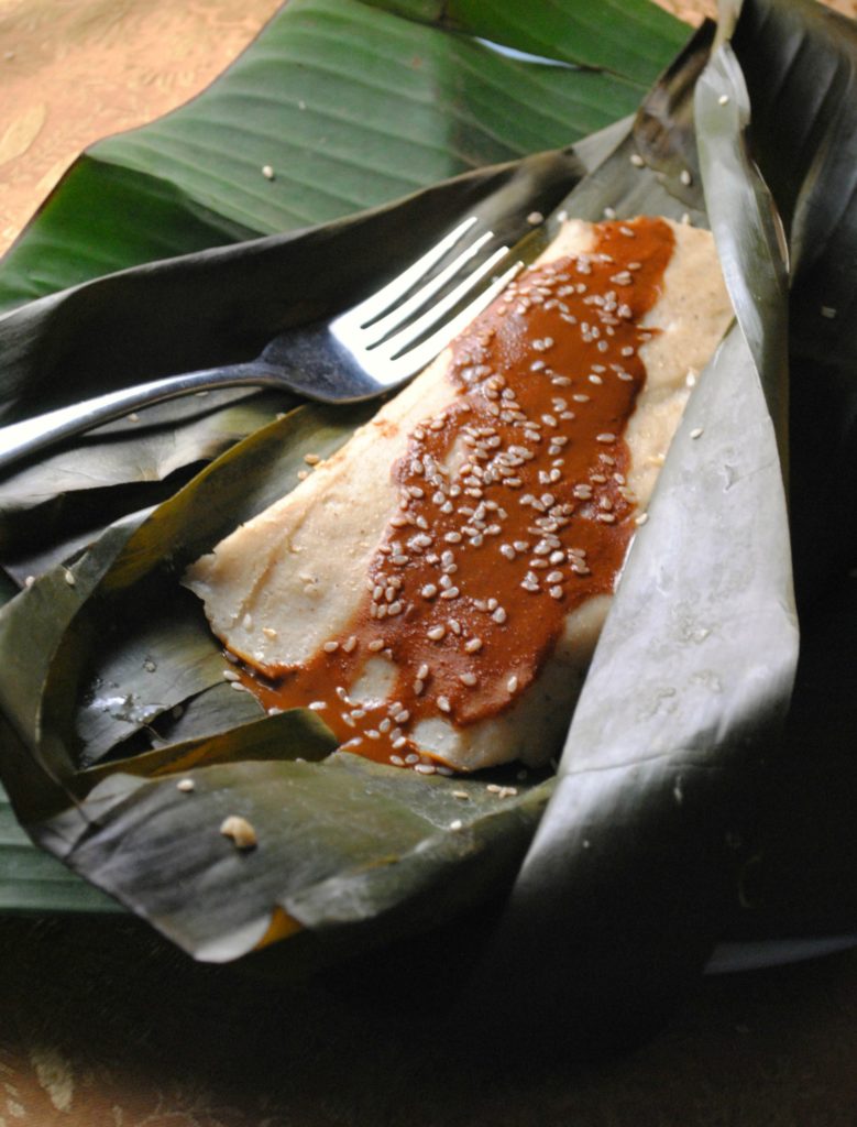 Tamales de Pollo con Mole (Chicken Mole Tamales) - Sweet Life