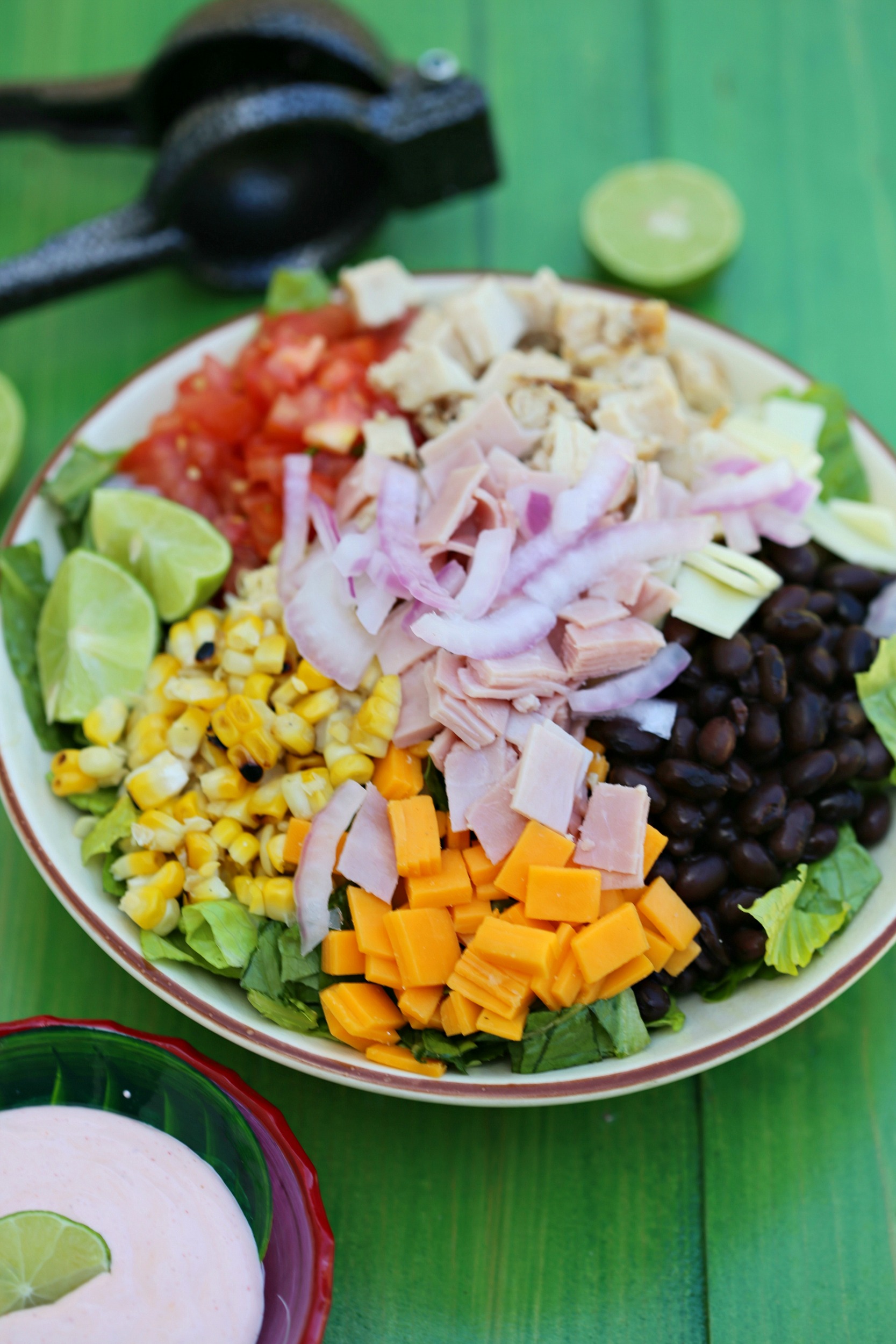 Tex-Mex Chopped Salad with Chipotle Dressing - Sweet Life