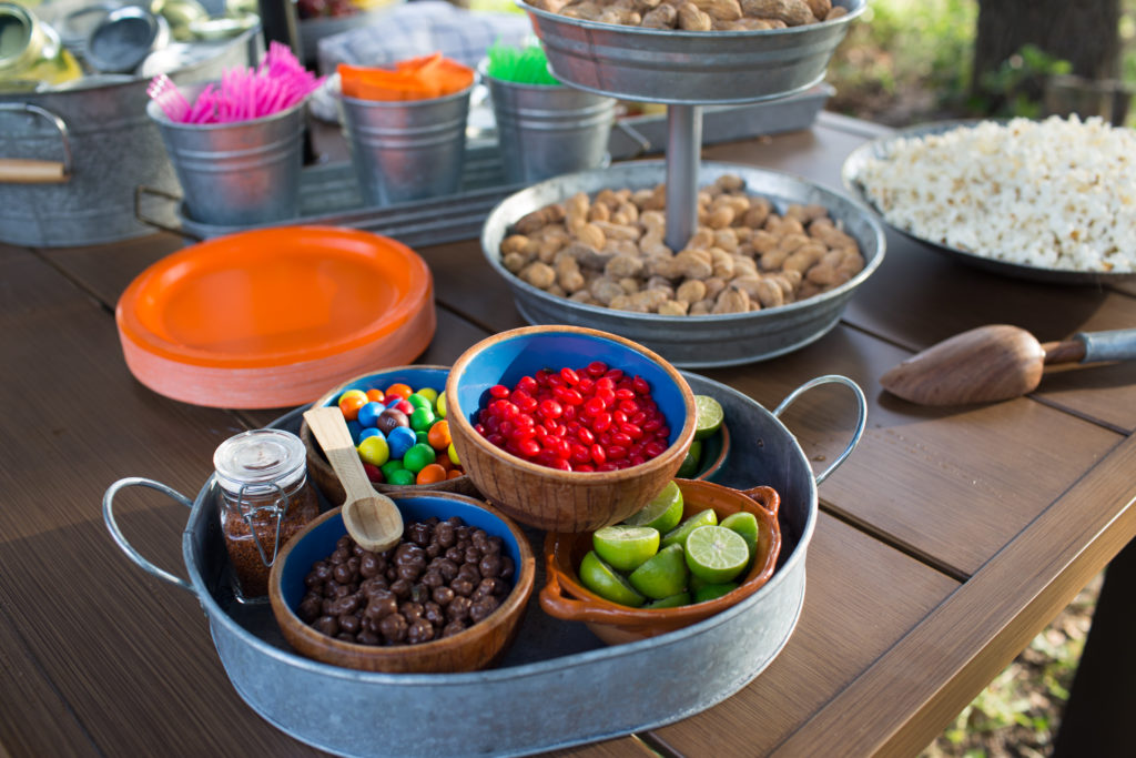 diy popcorn bar