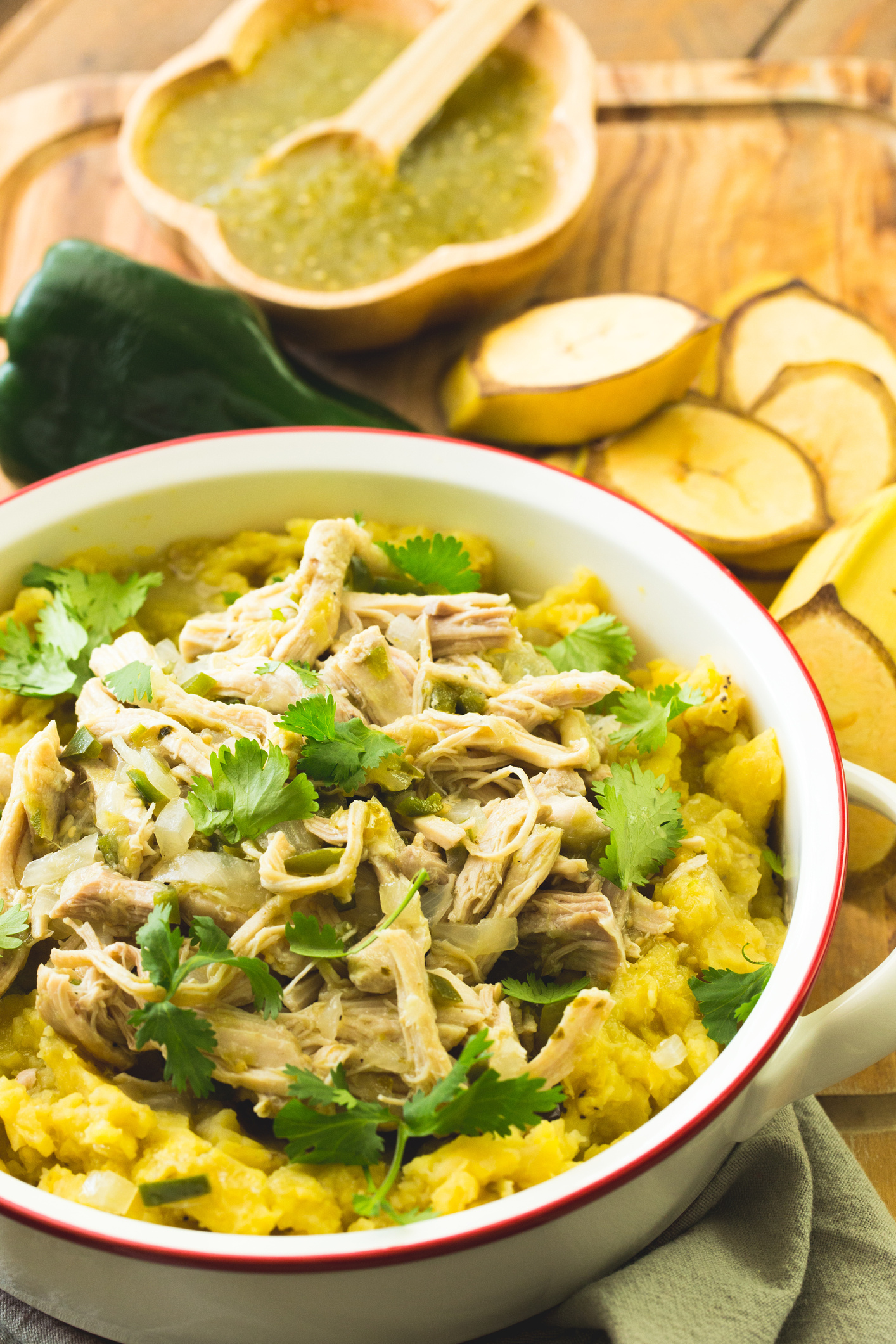 Tex Mex Chicken Mofongo Sweet Life