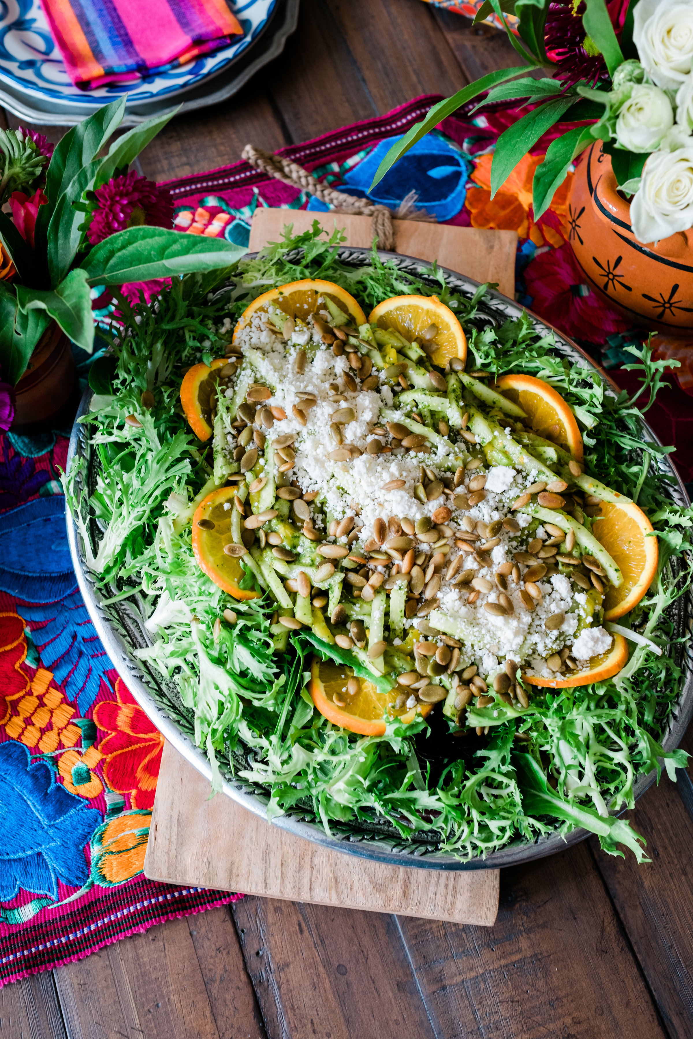 Mexican Summer Salad With Cilantro Vinaigrette Sweet Life