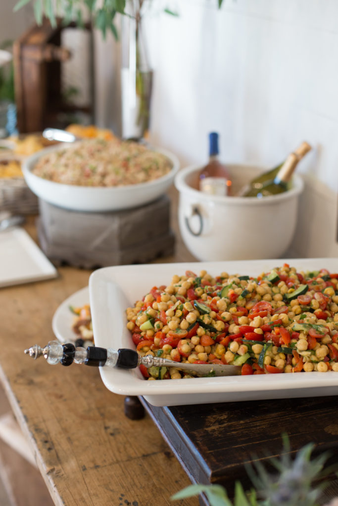 Roasted Tomatillo Garbanzo Salad - Sweet Life