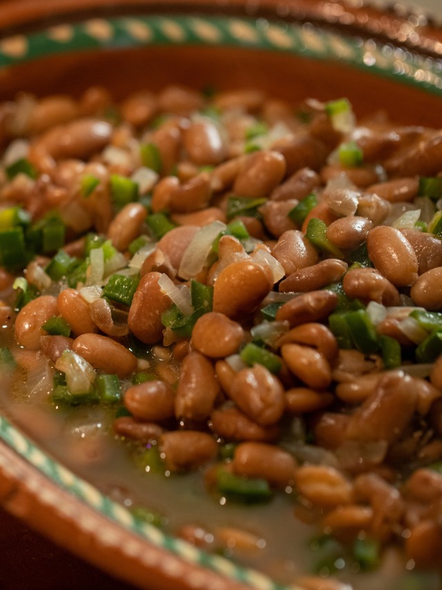 Poblano Pinto Beans Sweet Life