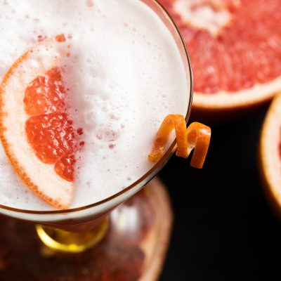 Ruby Red Grapefruit Tequila Sour