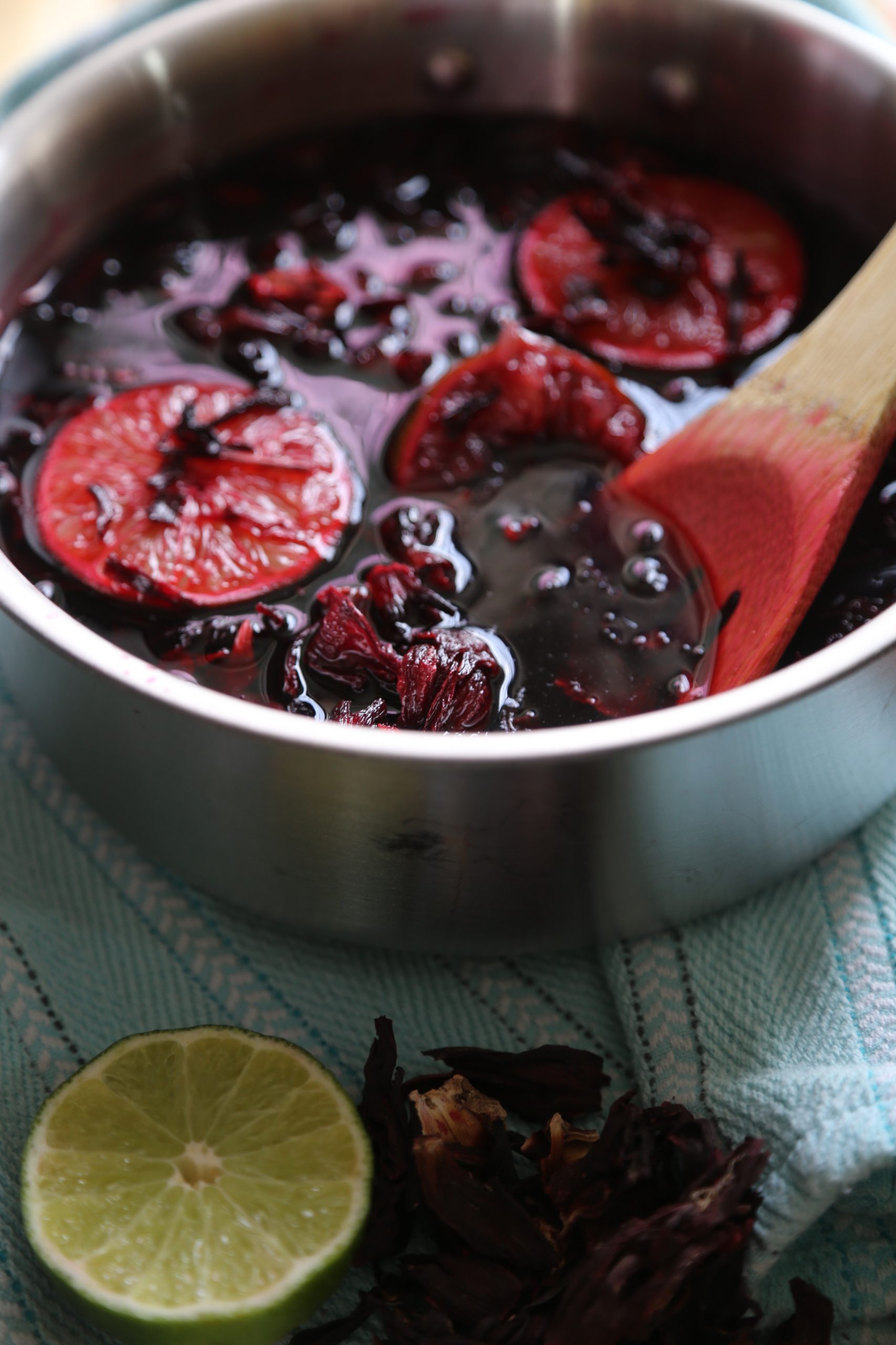 hibiscus lime syrup 