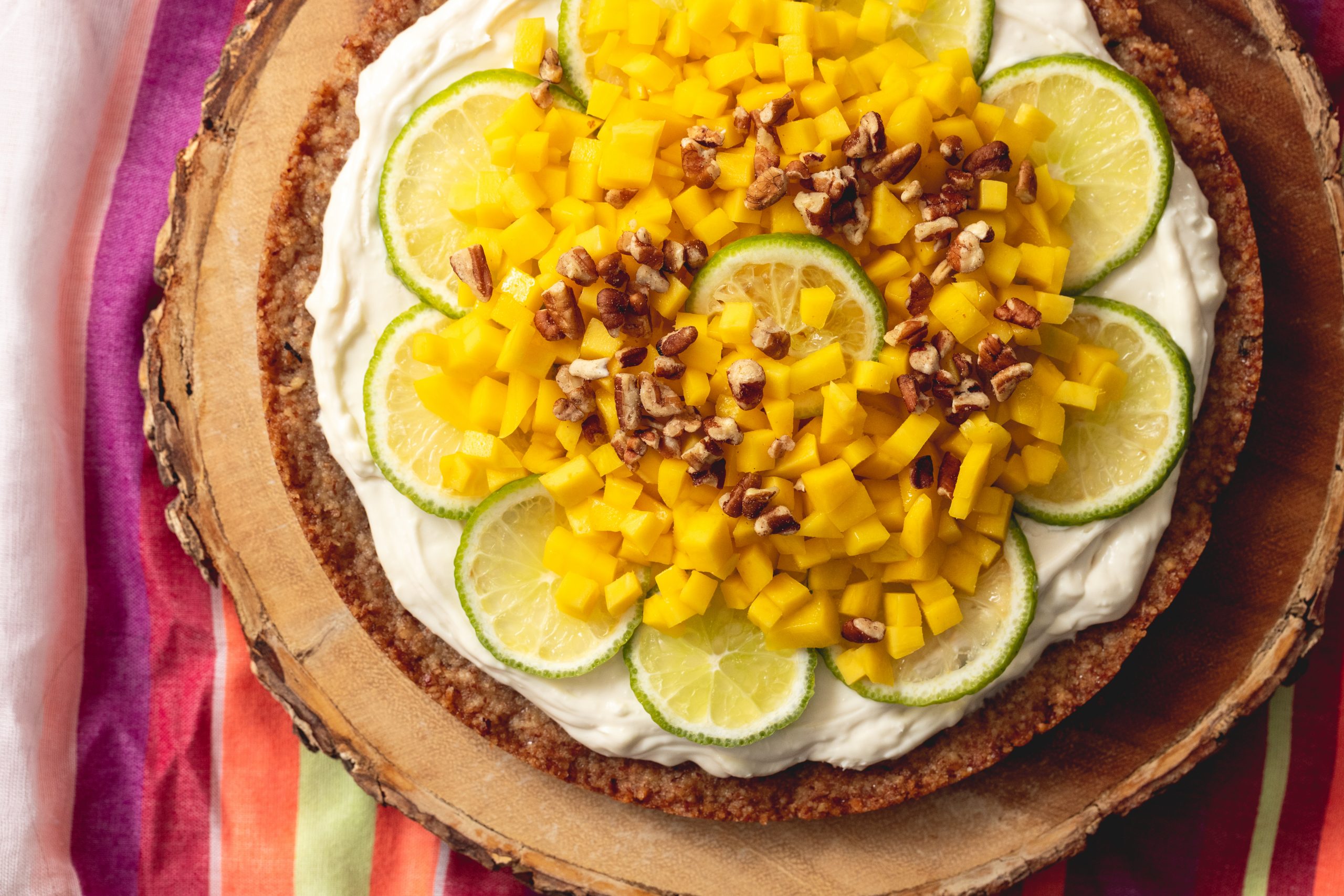 Mango Pecan Tart recipe 