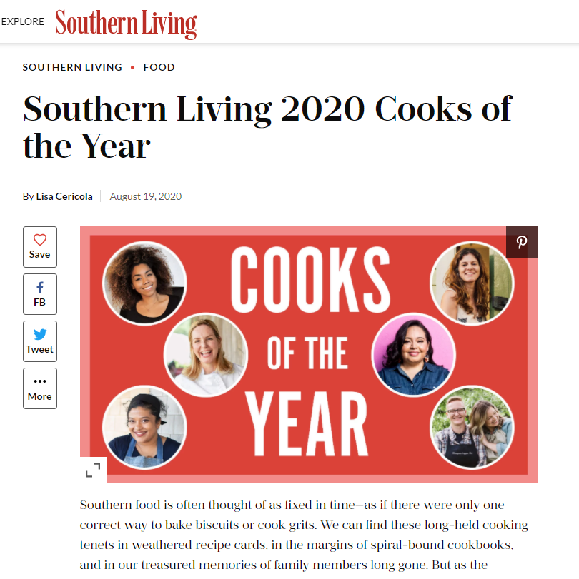 southern living cooks of the year 