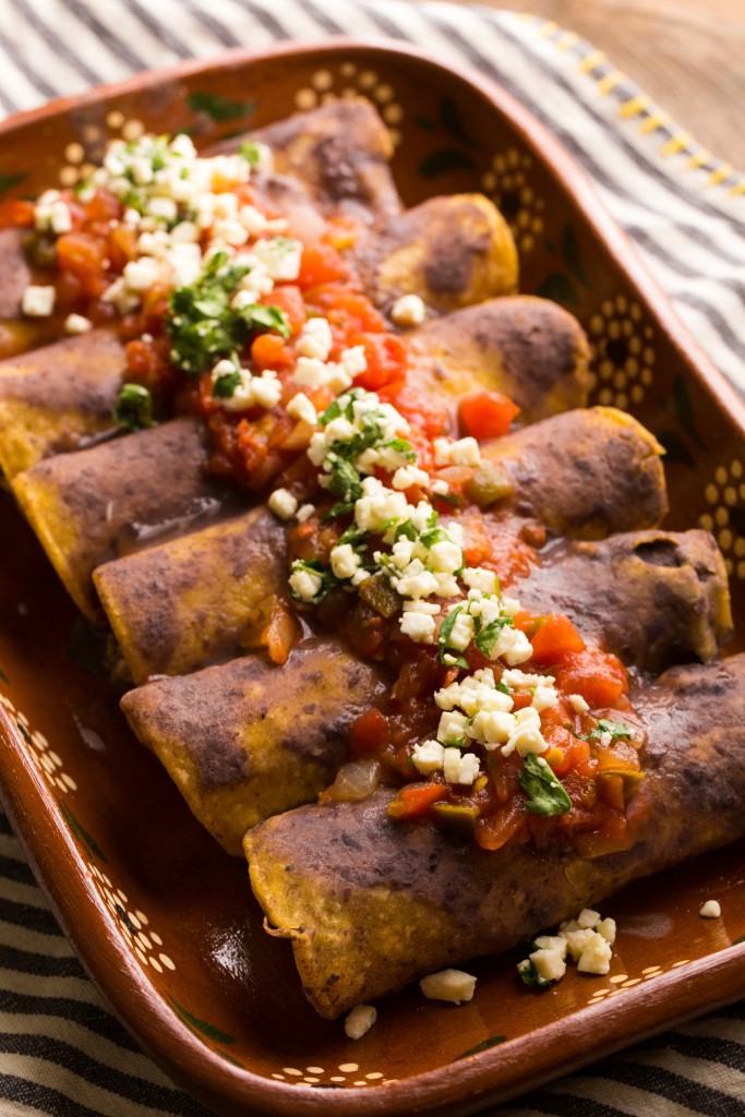 Black Bean Breakfast Enchiladas - Sweet Life