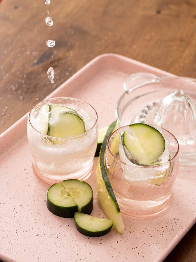 Cucumber Tequila and Tonic Sweet Life