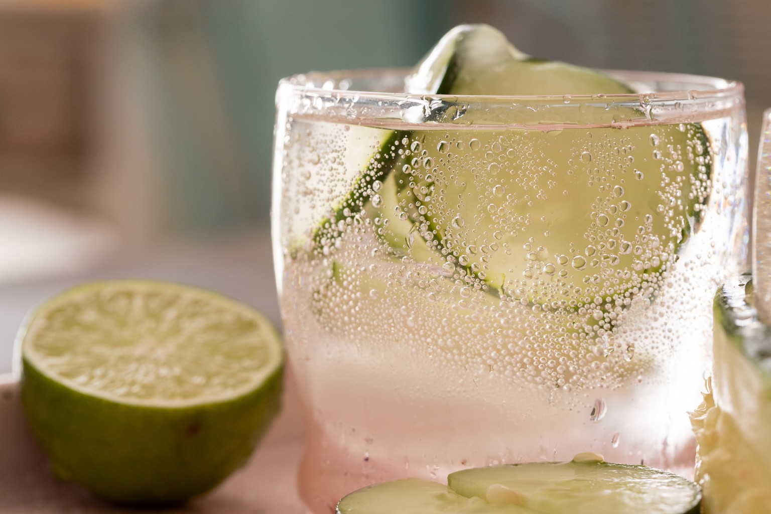Cucumber Tequila and Tonic Sweet Life
