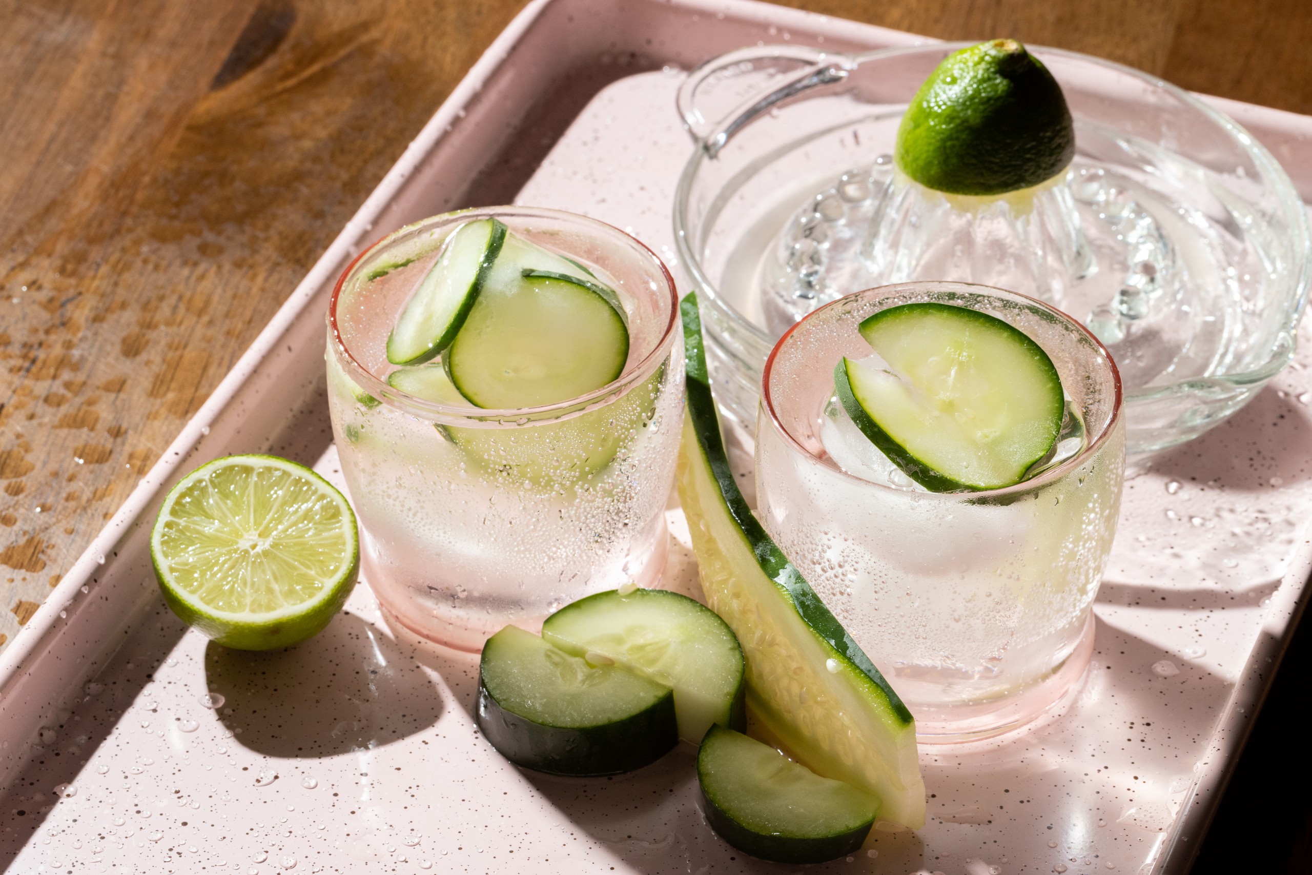 Cucumber Tequila and Tonic, a twist on the classic gin and tonic