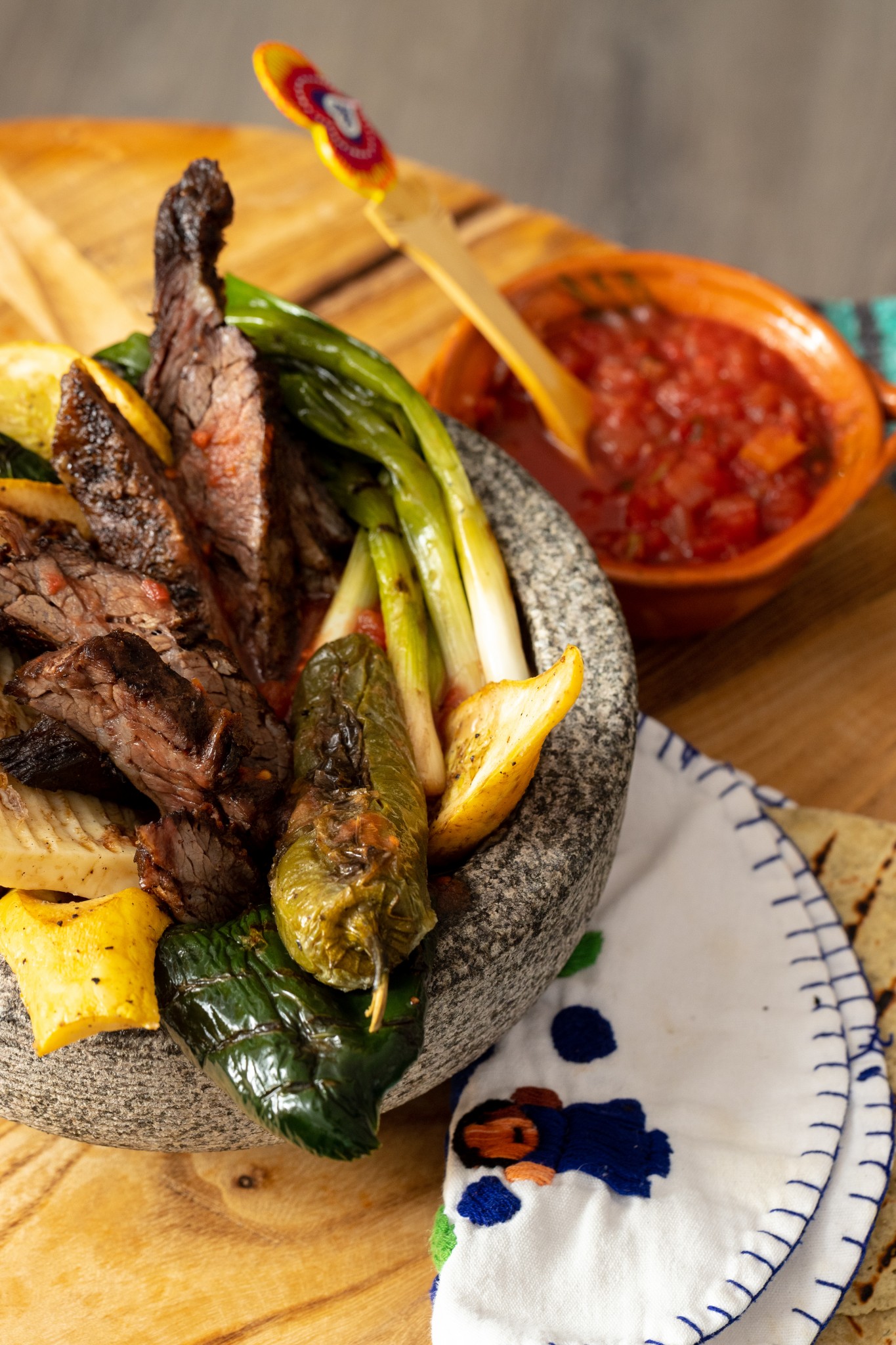 Beef Molcajete {with Veggies} Made on the Grill Sweet Life