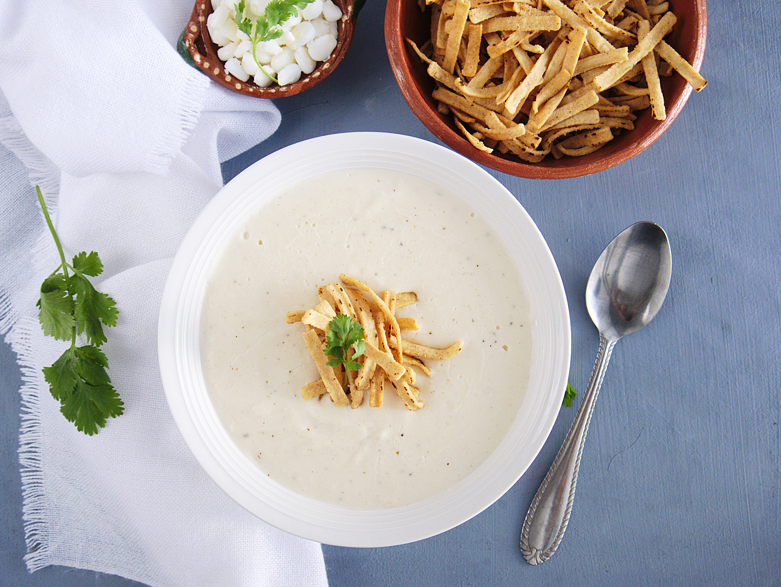 hominy soup made in under 15 minutes