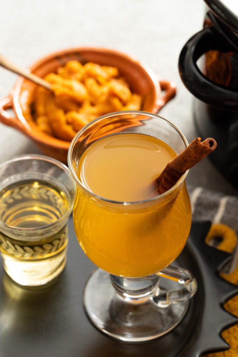 Slow Cooker Pumpkin Tequila Hot Toddy Sweet Life