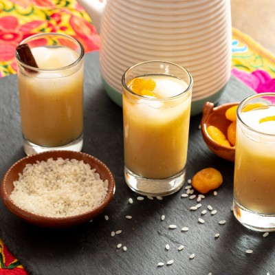 Apricot Horchata {Made with Dried Apricots}