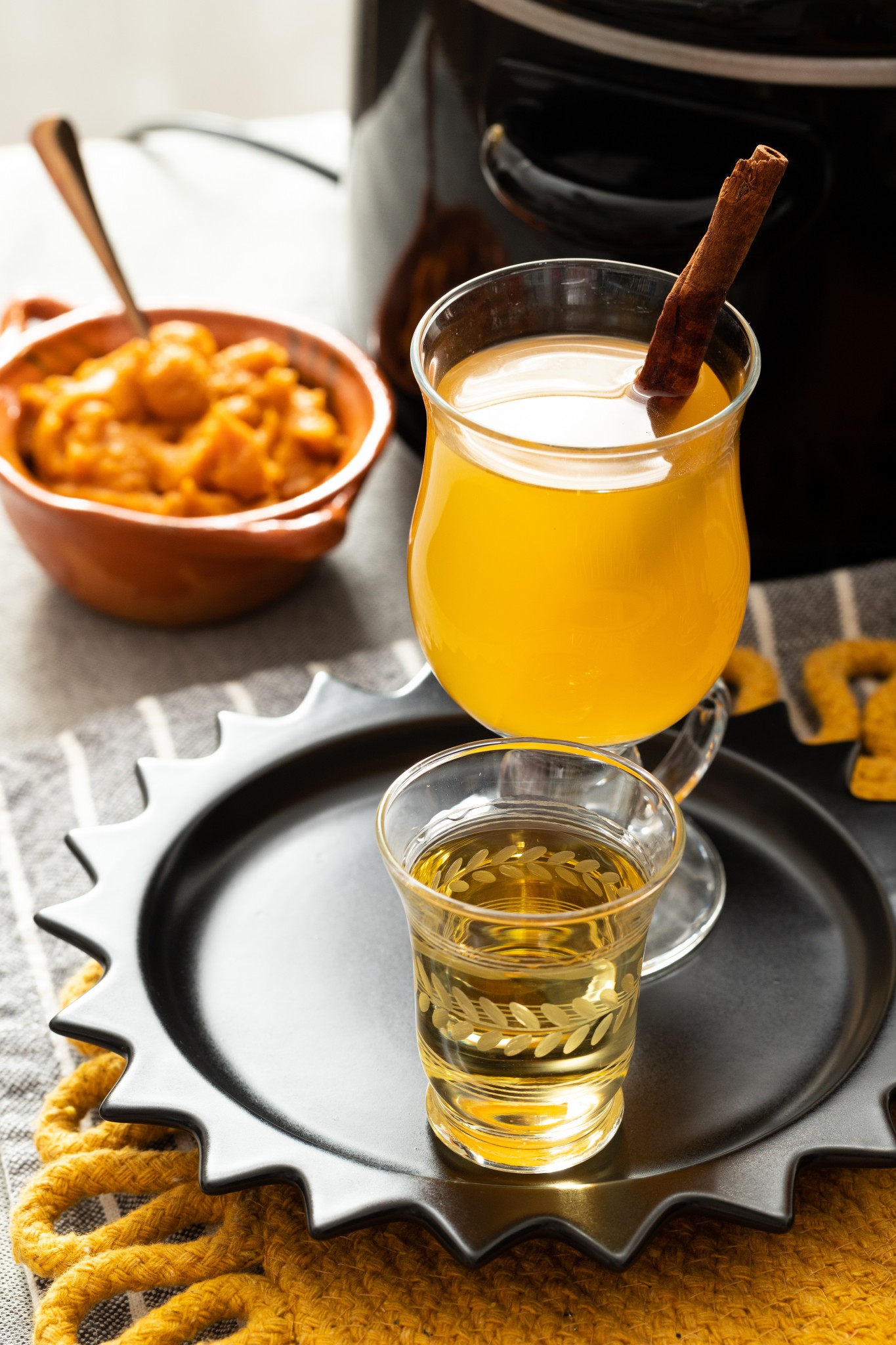 Slow Cooker Pumpkin Tequila Hot Toddy Sweet Life