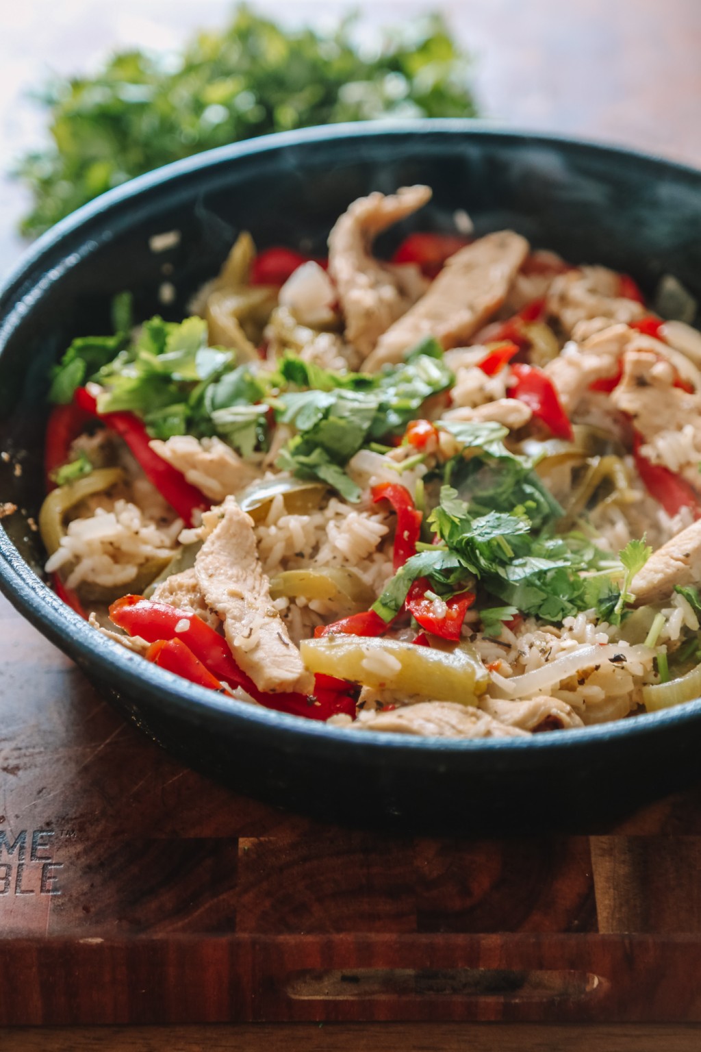 Skillet Chicken Fajita Rice Sweet Life