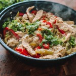 SKILLET CHICKEN FAJITA RICE RECIPE