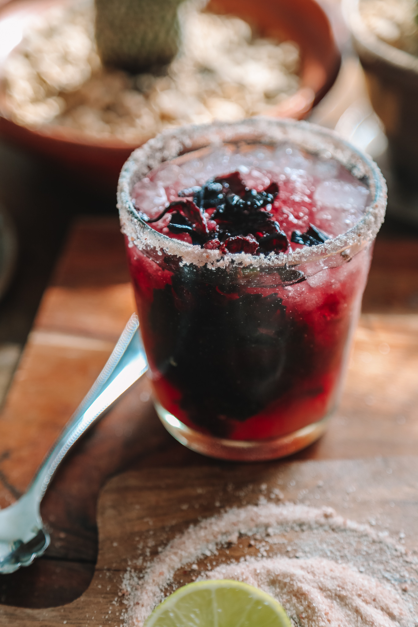 how to make a Hibiscus Salty Dog cocktail 