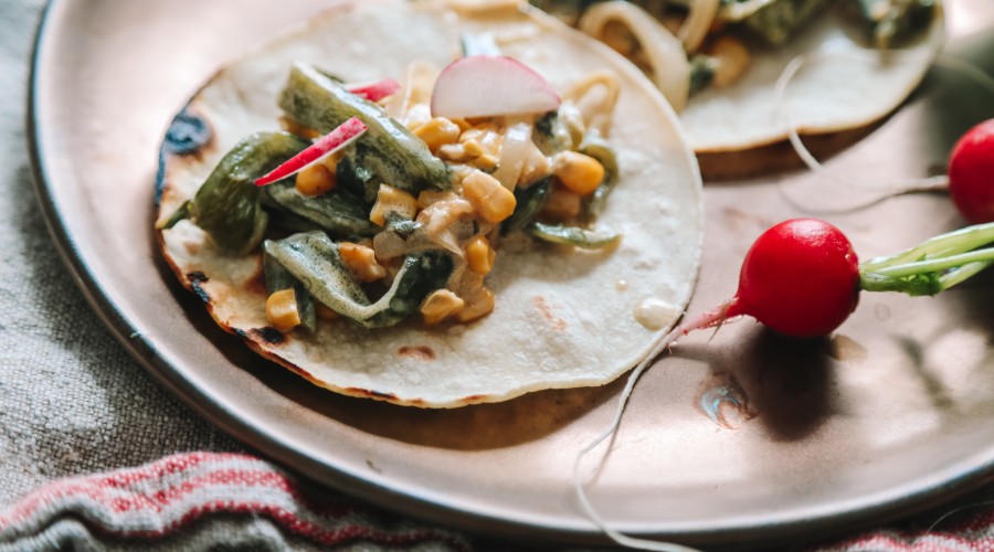 rajas con elote recipe