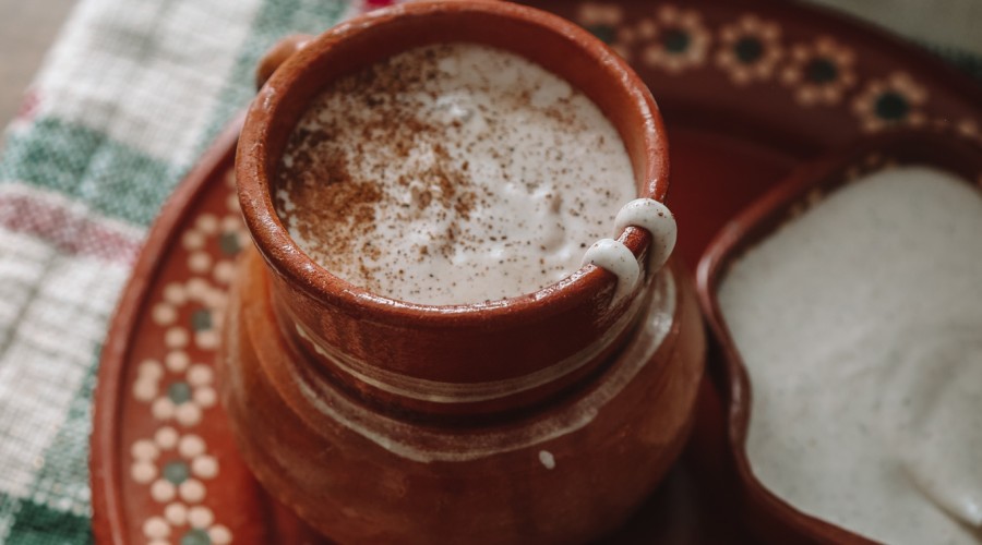 slow cooker horchata latte