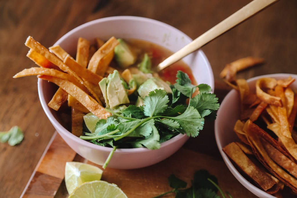 Chicken Poblano Tortilla Soup - Sweet Life