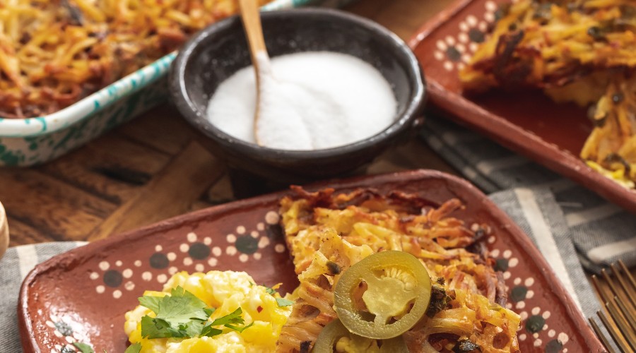 Spicy Sheet Pan Hash browns