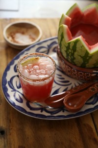 watermelon paloma DIY watermelon punch bowl