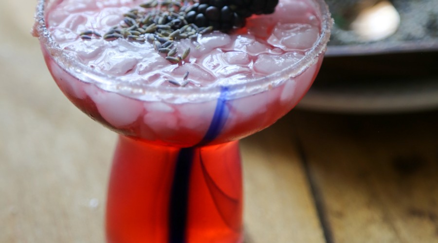 how to make a lavender blackberry margarita