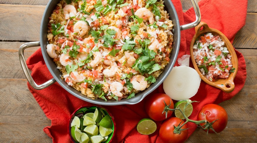 skillet pico de gallo shrimp recipe