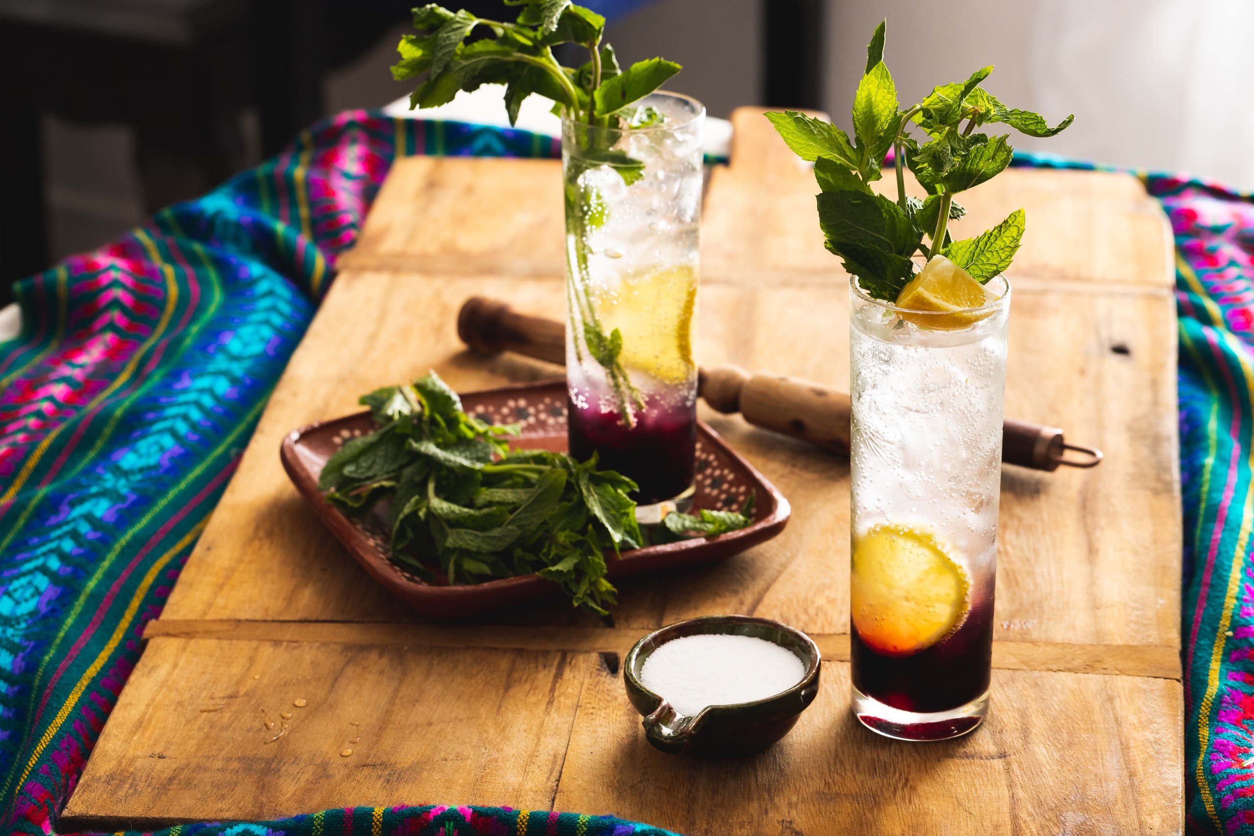 black currant mojito