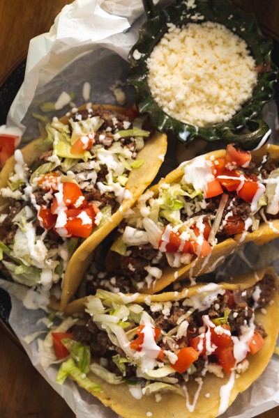 Ground Beef Puffy Tacos
