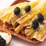 blackberry coconut sweet tamales
