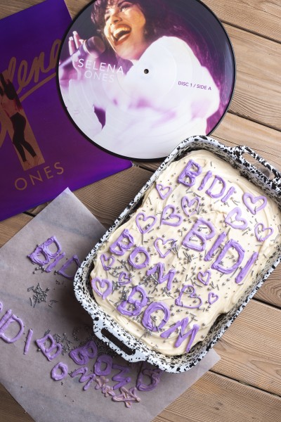 Bidi Bidi Bom Bom Vanilla Cake inspired by Selena