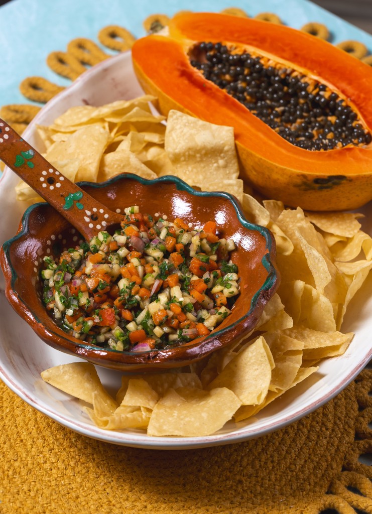 Papaya Pineapple Salsa Sweet Life