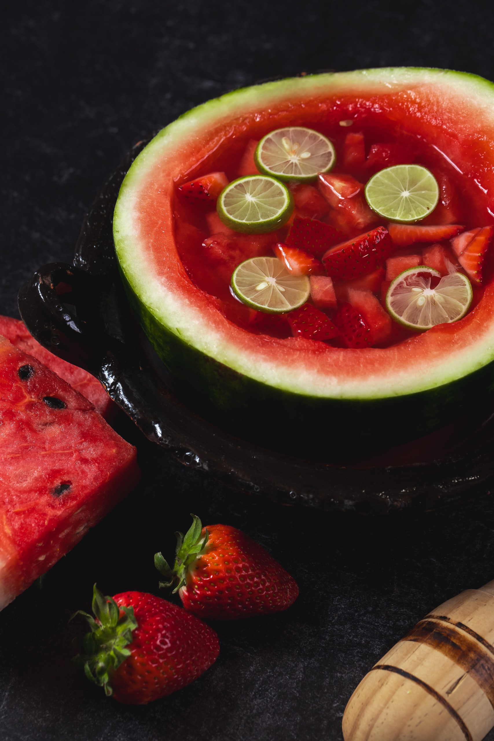Watermelon Strawberry Clericó recipe