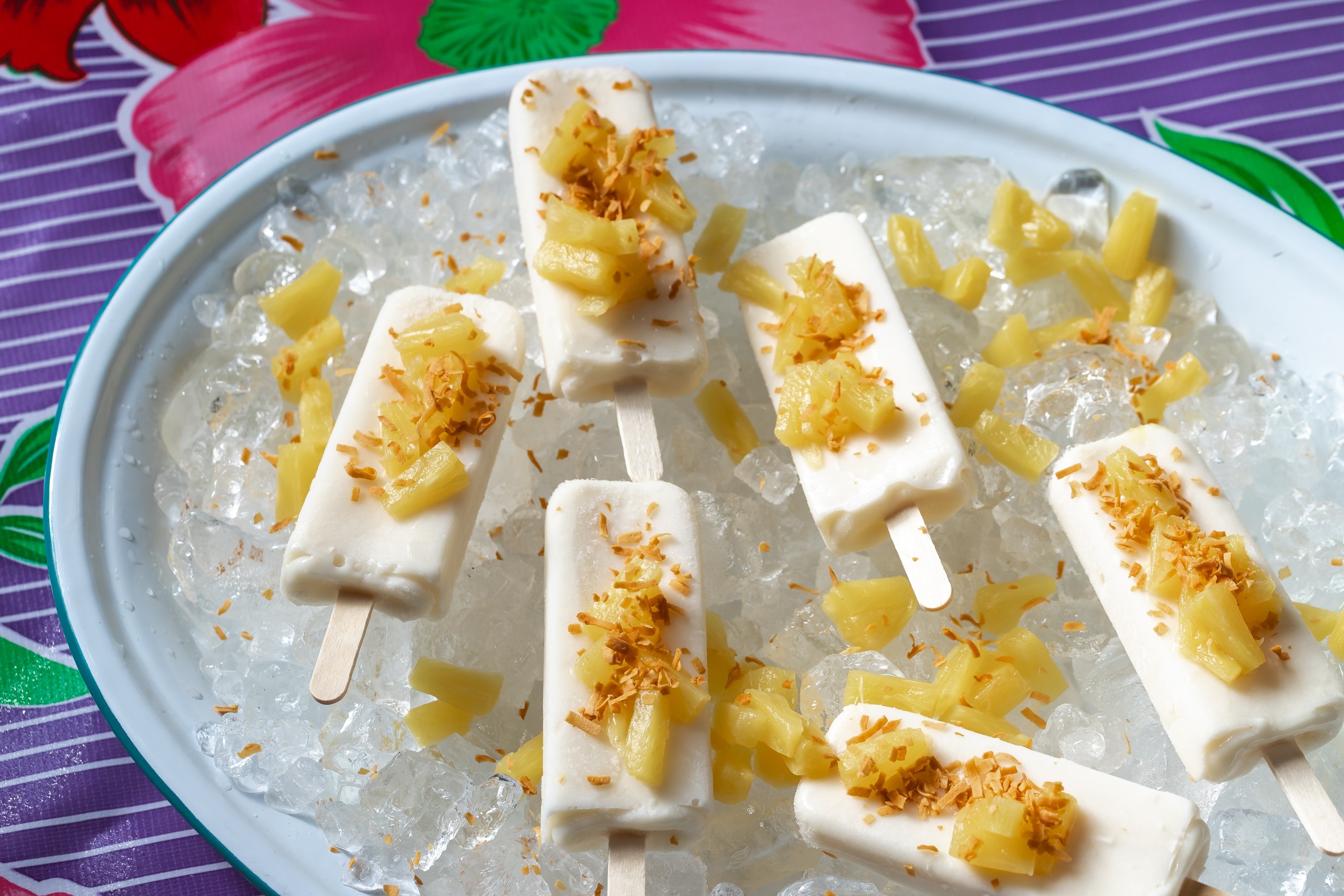 how to make pina colada paletas