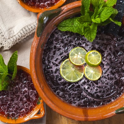 Hibiscus Mint Tequila Punch