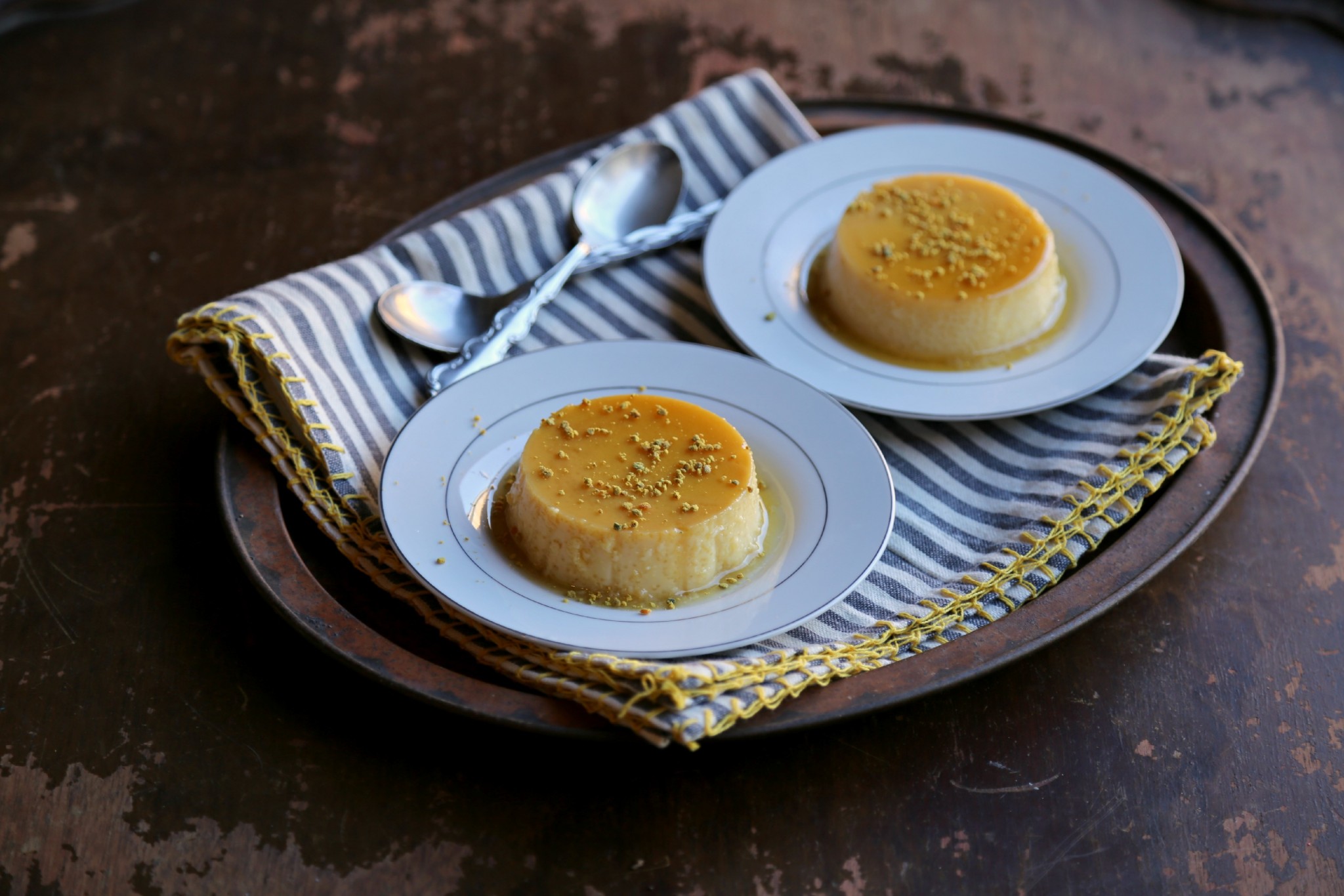 recipe for honey flan