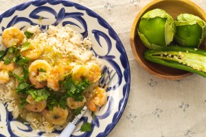 easy salsa verde shrimp recipe