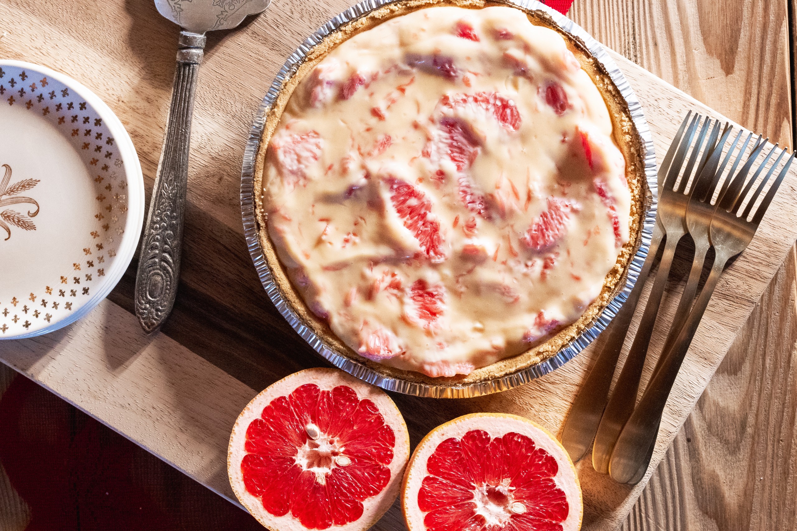 easy no bake grapefruit pie recipe