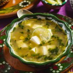 sopa de elote con queso