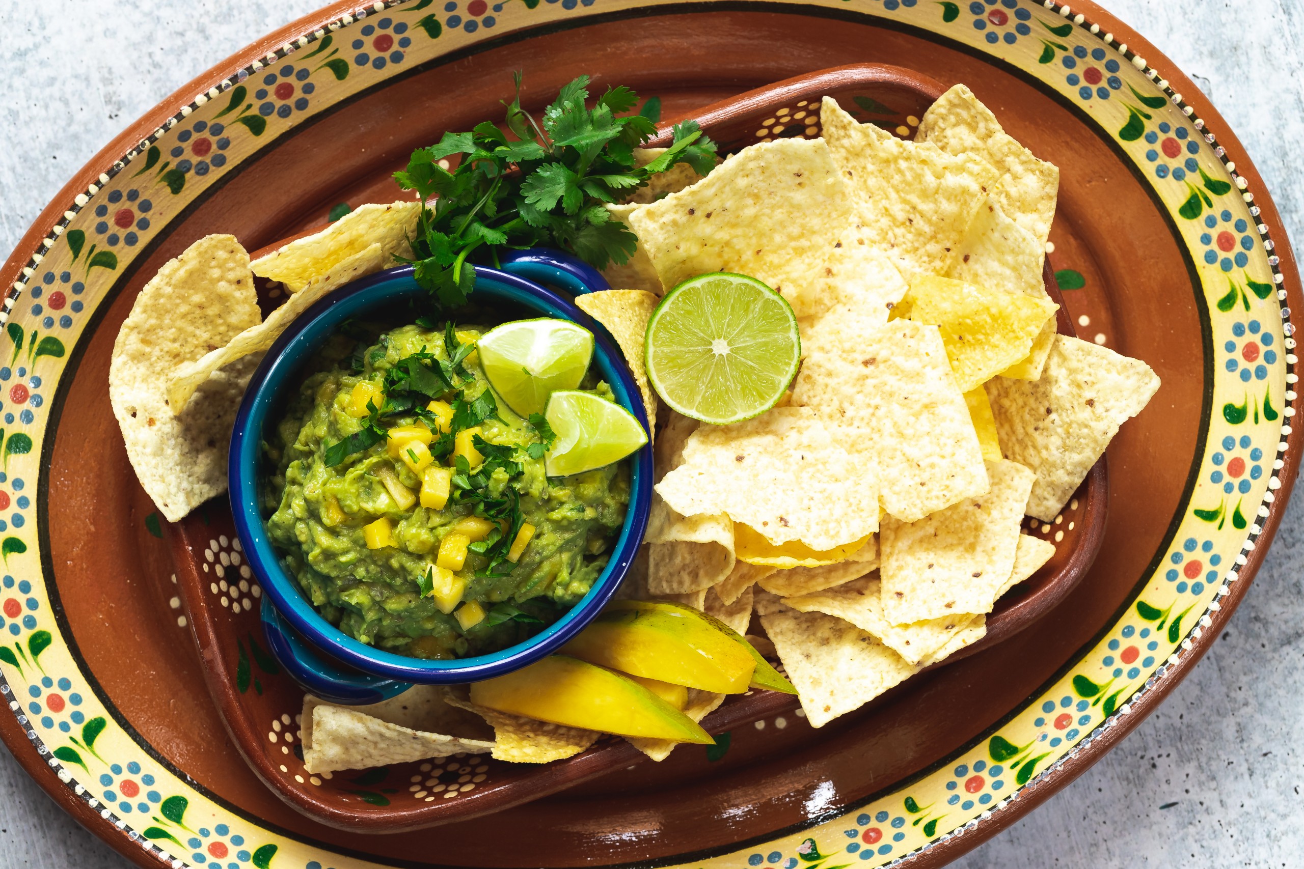 Easy mango guacamole recipe
